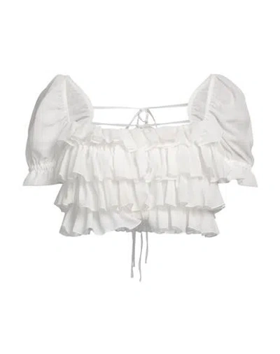 Aniye By Woman Top White Size 8 Polyester