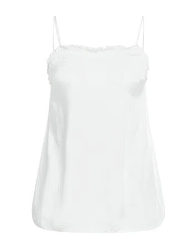 Aniye By Woman Top White Size 6 Viscose, Cupro