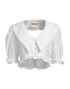 Aniye By Woman Top White Size 8 Cotton