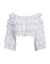 Aniye By Woman Top White Size 8 Polyamide, Elastane