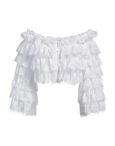 Aniye By Woman Top White Size 8 Polyamide, Elastane