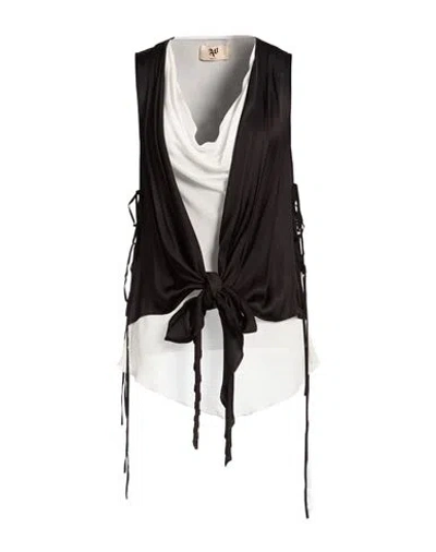 Aniye By Woman Top White Size L Viscose In Multi