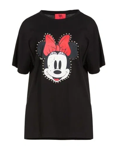 Aniye By Woman T-shirt Black Size M Cotton