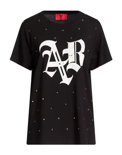 Aniye By Woman T-shirt Black Size S Cotton