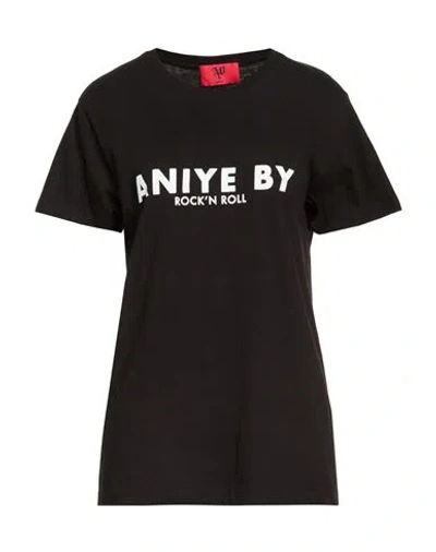 Aniye By Woman T-shirt Black Size S Cotton