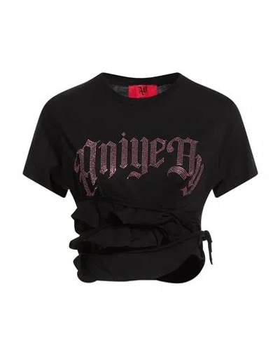 Aniye By Woman T-shirt Black Size Xs Cotton