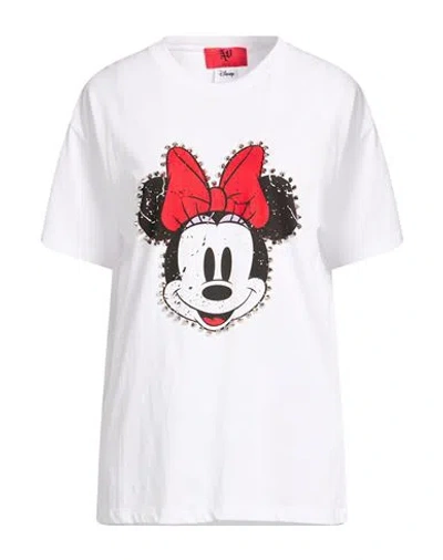 Aniye By Woman T-shirt White Size L Cotton