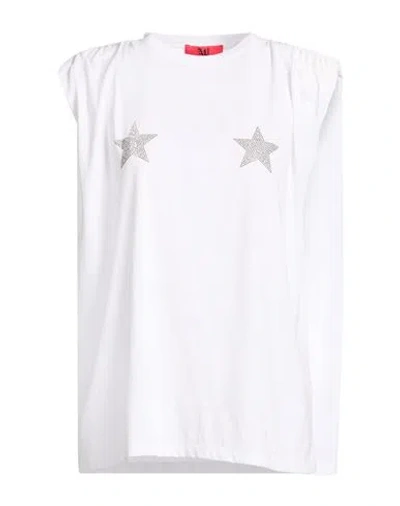 Aniye By Woman T-shirt White Size L Cotton