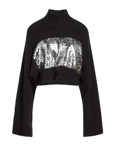 Aniye By Woman Turtleneck Black Size S Polyamide, Acrylic, Alpaca Wool, Elastane