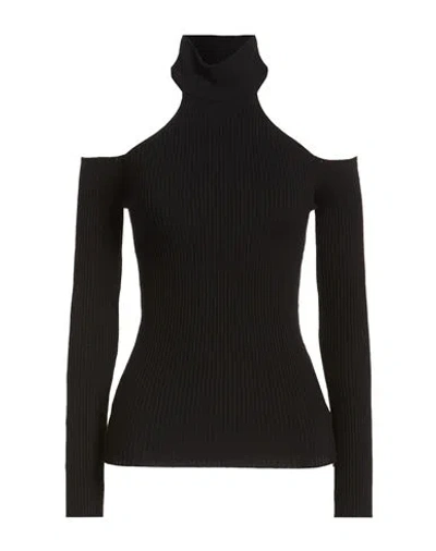 Aniye By Woman Turtleneck Black Size S Polyamide, Acrylic, Wool, Polyester In Transparent