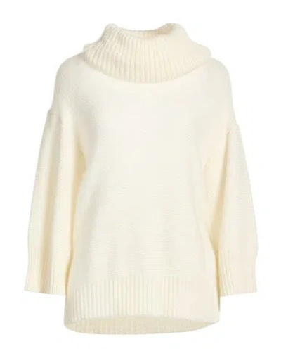 Aniye By Woman Turtleneck Cream Size Xs Acrylic, Polyamide, Alpaca Wool In White