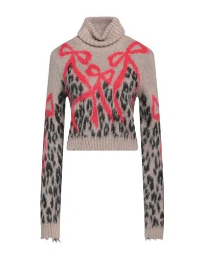 Aniye By Woman Turtleneck Dove Grey Size M Acrylic, Mohair Wool, Polyamide, Wool