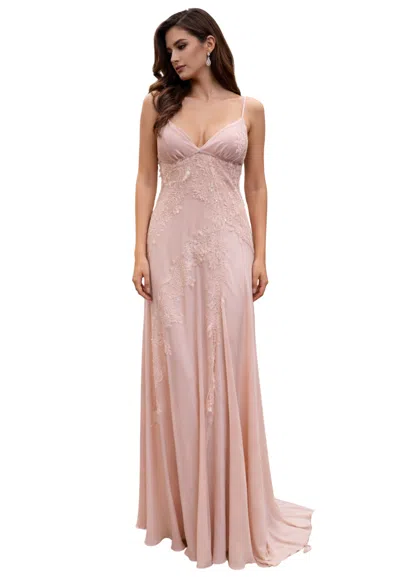 Aniye By Women's Dress  Volant In Lace In Pink