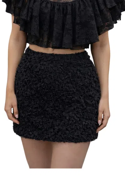 Aniye By Women's Skirt  In Tulle Embroidered In Black