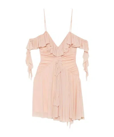 Aniye By Xena Ruffled Mini Dress In Pink