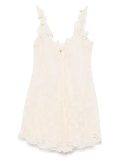 Aniye By Zira Mini Dress In Neutrals