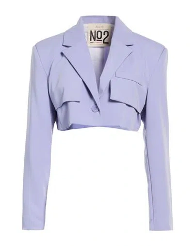 Aniye N°2 Woman Blazer Lilac Size M Polyester, Viscose, Elastane In Purple