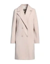 Aniye N°2 Woman Coat Beige Size M Polyester In Beige