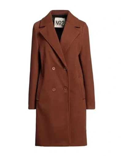 Aniye N°2 Woman Coat Brown Size S Polyester