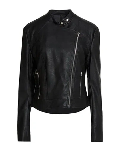 Aniye N°2 Woman Jacket Black Size L Viscose, Polyurethane