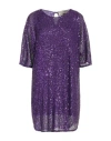 Aniye N°2 Woman Mini Dress Purple Size Onesize Polyester, Elastane