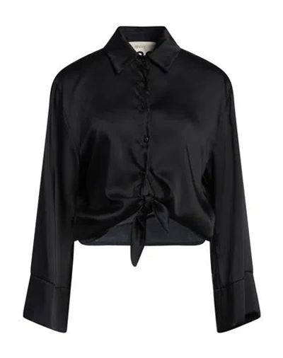 Aniye N°2 Woman Shirt Black Size M Polyester, Elastane