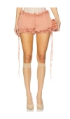 Aniye Records Andy Balloon Shorts In Blush