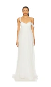 Aniye Records Crissy Wrap Dress In White