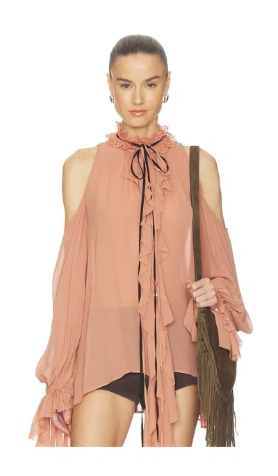 Aniye Records Gaby Shirt In Brown