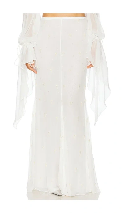Aniye Records Joly Skirt In White