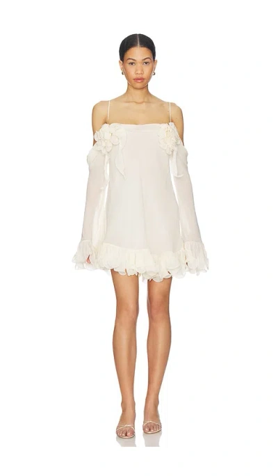 Aniye Records Pen Mini Dress In White