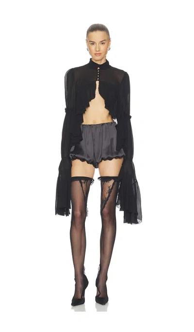 Aniye Records Tamara Blouse In Black