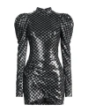 Aniye Records Woman Mini Dress Black Size 4 Polyester, Elastane, Polyamide In Black
