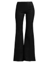 Aniye Records Woman Pants Black Size 10 Polyester, Viscose, Elastane