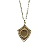 Anjalé Fine Jewelry Women's Gold Ouroboros Shield Necklace In Gold