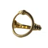 Anjalé Fine Jewelry Women's Yellow Ouroboros Ring In Yellow