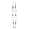 Anju Women's Amazonite Necklace And Earring Ensemble Set In Silver In Silver