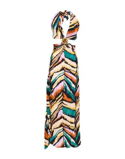 Anjuna Woman Maxi Dress Orange Size S Viscose