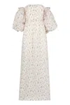 Anjuna Farah Floral-print Puff-sleeve Maxi Dress