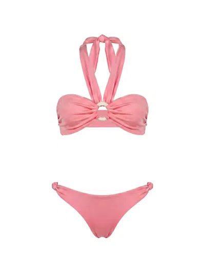 Anjuna Maiad Ring-detail Bikini In Pink