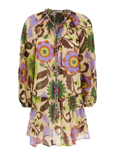 Anjuna Marlene Short Dress In Multicolor