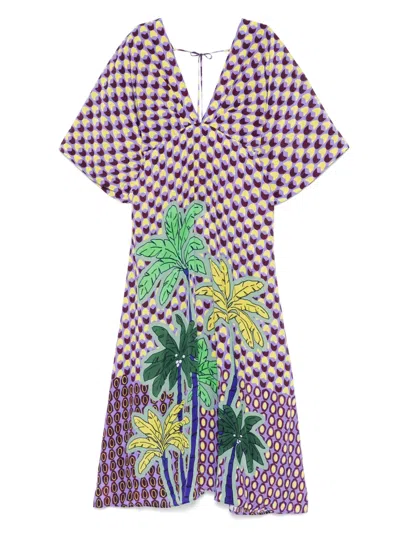 Anjuna Medea Maxi Dress In Pink