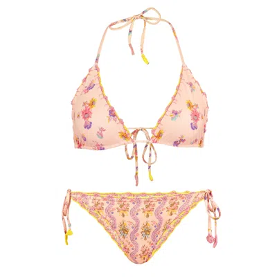Anjuna Melissa Reversible Bikini Mixcipria In Pink