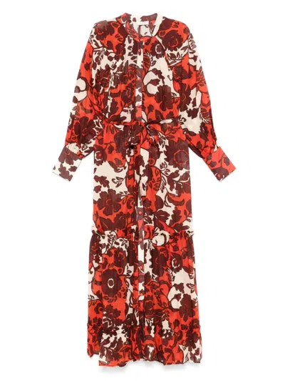 Anjuna Nina Maxi Dress In Red