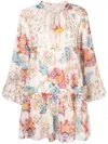 Anjuna Woman Mini Dress Ivory Size M Cotton, Silk