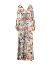 Anjuna Woman Maxi Dress Apricot Size M Viscose, Polyester In Orange