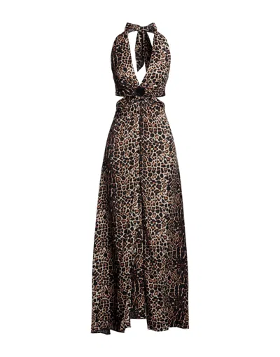 Anjuna Long Dresses In Brown