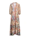 Anjuna Woman Maxi Dress Ivory Size Xl Cotton, Silk In White