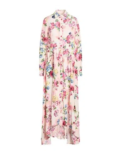 Anjuna Woman Maxi Dress Light Pink Size Xl Linen