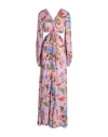 Anjuna Woman Maxi Dress Lilac Size Xl Viscose, Polyester In Purple